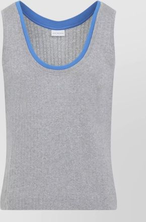 Dries Van Noten cotton knitted tank top