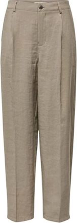Only Onlrinia Life HW Barriel - Dames - Straight fit broeken - Beige - M L32 - Broeken