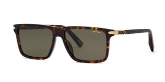 Chopard SCH427 Polarized 909P Mens Sunglasses Tortoiseshell Size 58