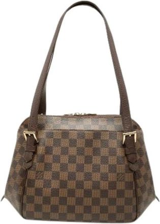 Louis Vuitton Pre-owned Belem MM - Dames - Vintage Schoudertas - Bruin - ONE Size - Vintage