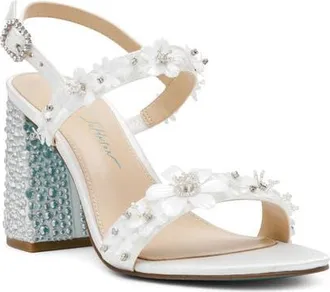 Betsey Johnson Drue Sandal in Ivory at Nordstrom, Size 9.5