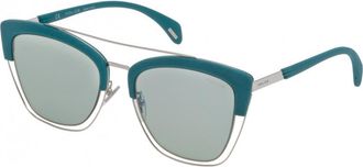 Police Womens SPL61854579X 54 Sunglasses - Grey - One Size