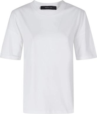Federica Tosi Crew Carry Over Jersey - Dames - T-shirts - Wit - M - Katoen - Tops