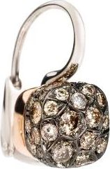 POMELLATO Bruine Nutra Diamante Earlines - Dames - Oorbellen - Grijs - ONE Size - Accessoires