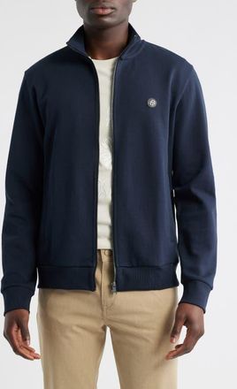 BOSS C-Siza Full Zip Sweatshirt in Dark Blue at Nordstrom, Size X-Large