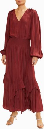 Ramy Brook Alaia Maxi Dress In Cabernet