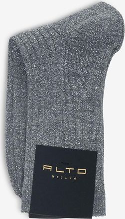 Alto Milano Kurze glitzernde Baumwollsocken N&deg;92