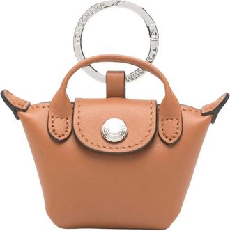 Longchamp Le Pliage Xtra Sleutelhanger - Dames - Sleutelhangers & Tashangers - Bruin - ONE Size - Leer - Accessoires