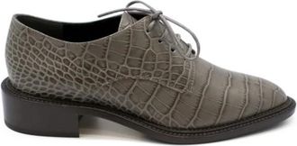 Walter Steiger Oxford Schoenen - Dames - Veterschoenen - Grijs - 36 EU - Leer - Schoenen