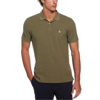 Original Penguin Heren Slim Poloshirt (Stoffige Olijf)