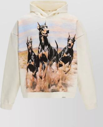 Represent cotton printed hoodie