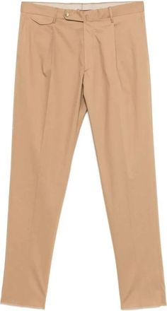 Tagliatore Suit Broeken - Heren - Nette broeken - Bruin - XL - Leer - Broeken