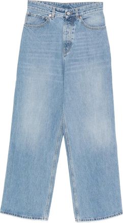 VETEMENTS Jeans met knoopsluiting en vijf zakken - Blauw