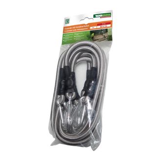 WINDHAGER Cuerda Extensible 4 Correas Extensibles Y 8 Platillos Longitud De 70 Cm (por 8)