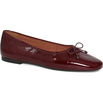 Vagabond Jolin Ballet Flat in Red at Nordstrom, Size 10Us