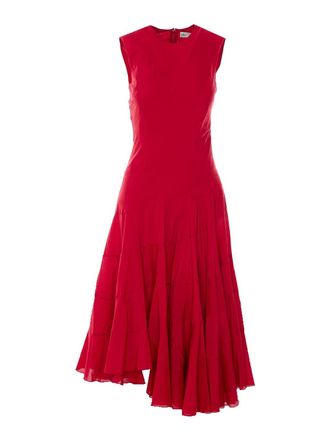 Tory Burch Red Flared Dress