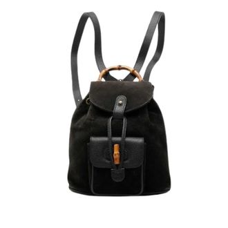 Gucci Zaino in camoscio Pre-owned - - Pre-owned - Donna - Nero - ONE SIZE