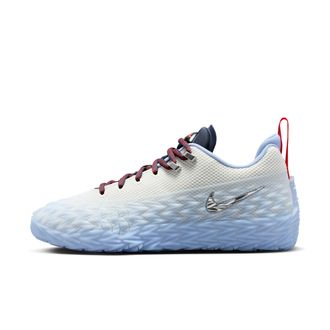 Nike Mens S.T. Charge Detroit Tough EP Basketball Shoes in White | IZ6736-100