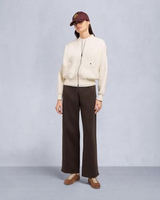 Moose Knuckles Womens Mix Media Bomber Jacket
