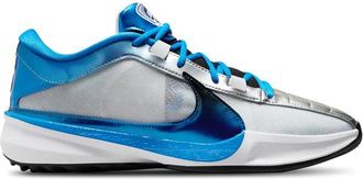 Nike Mens Giannis Antetokounmpo Zoom Freak 5 - Basketball Shoes Photo Blue/Black/Metallic Silver Size 10.0