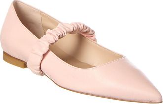 Stuart Weitzman Maxine Leather Ballet Flat