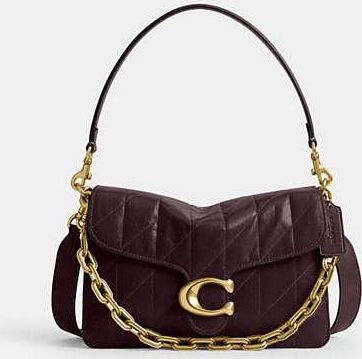 Chain Tabby Shoulder Bag With Quilting