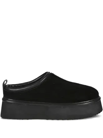 Hoor Mars platform mules - women - Rubber/Calf Suede/Fabric - 41 - Black