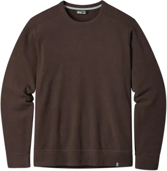 Stio | Mens Turpin Fleece Crew Top, Size Extra Large in Peppercorn