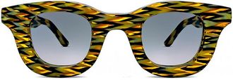 Thierry Lasry Hacktivity 3101 Womens Sunglasses Yellow Size 43