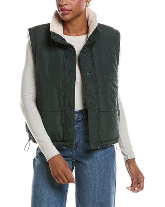 Velvet Velvet By Graham & Spencer Cathy Puffer Sherpa Vest