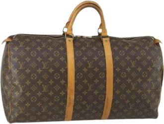 Louis Vuitton Pre-owned Weekend Bags, female, Brown, Size: ONE SIZE Pre-owned Vintage Weekend Bag
