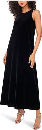 Vince Camuto Sleeveless Aline Maxi Womens Dress Rich Black : LG, Polyester/Spandex