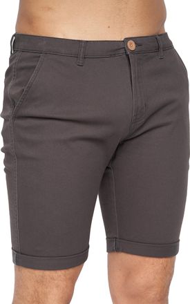 Crosshatch Heren Sinwood Chino Shorts (Houtskool)