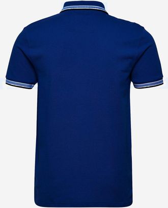 HUGO BOSS Mens Polo Shirt Piqu&eacute; Cotton Dark Blue T-shirts And Polos