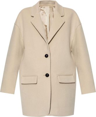 Isabel Marant Cappotto monopetto Campbelle - Toni neutri