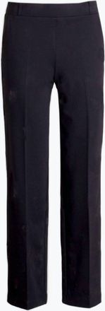 Vilagallo Womens Structured Trousers In Black