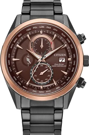 Citizen Sport Luxury Atomic Timekeeping Bracelet Watch, 43mm in Gray at Nordstrom