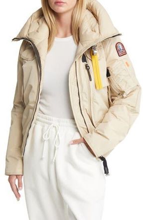 Parajumpers Womens Gobi Base Bomber Down Jacket in Tapioca at Nordstrom Rack, Size Medium