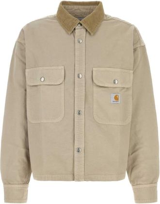Carhartt Work in Progress Prescott Shirt Jacket - Heren - Zomerjassen - Beige - XL - Katoen - Jassen
