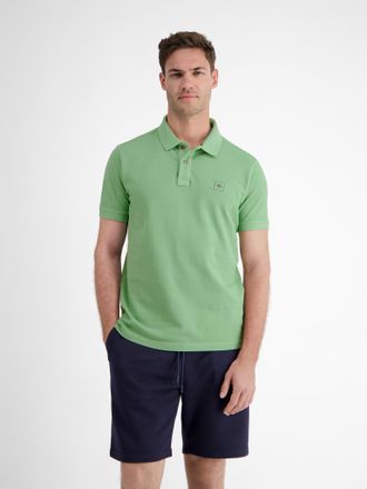 Lerros Poloshirt LERROS, Herren, Gr. XXL, gr&uuml;n (sage gr&uuml;n), Piqu&eacute;, Obermaterial: 100% Baumwolle, unifarben, regular fit taillenbedeckt, Shirts Poloshirt, mit