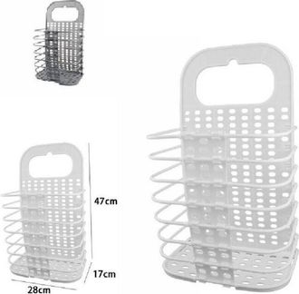 Trade Shop Trade Shop - Portabiancheria Cesto Pieghevole Portaoggetti Biancheria Casa Bagno 70527