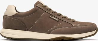 Clarks Townview Lace Grey Nubuck Sneakers