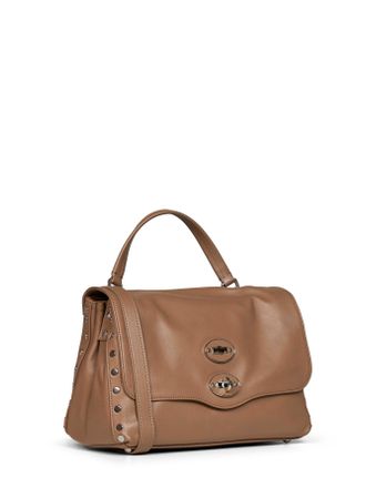 Zanellato Womens Handbag Small Postina Grey Timo Di Ravenna Bovine Leather Handbags Hand Bags