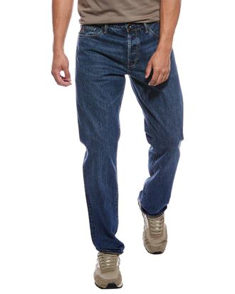 Todd Snyder Todd Snyder Straight Fit Selvedge Mid Indigo Jean
