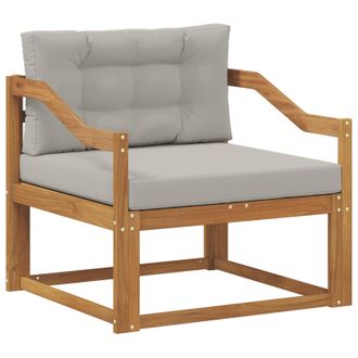 vidaXL Sof&aacute; Intermedio De Exterior Madera De Acacia S&oacute;lida Vidaxl