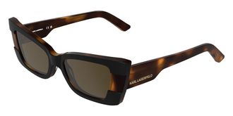 Karl Lagerfeld KL6205S 017 Womens Sunglasses Black Size 52