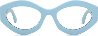 Pucci Emilio Pucci EP0208 84V Womens Sunglasses Blue Size 54