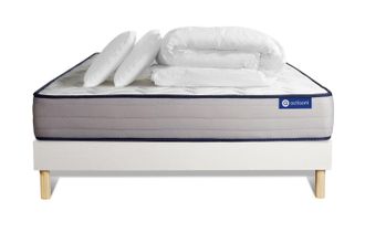 Actisom Pack Colch&oacute;n Blanco L&aacute;tex Y Espuma Viscoel&aacute;stica 200 X 200