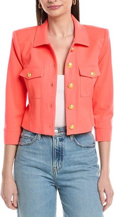 L'agence LAgence Kumi Cropped Fitted Jacket