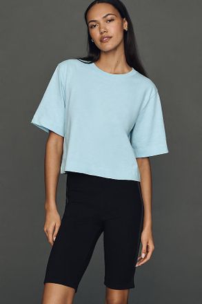 Maeve Corey Cotton Boxy Tee